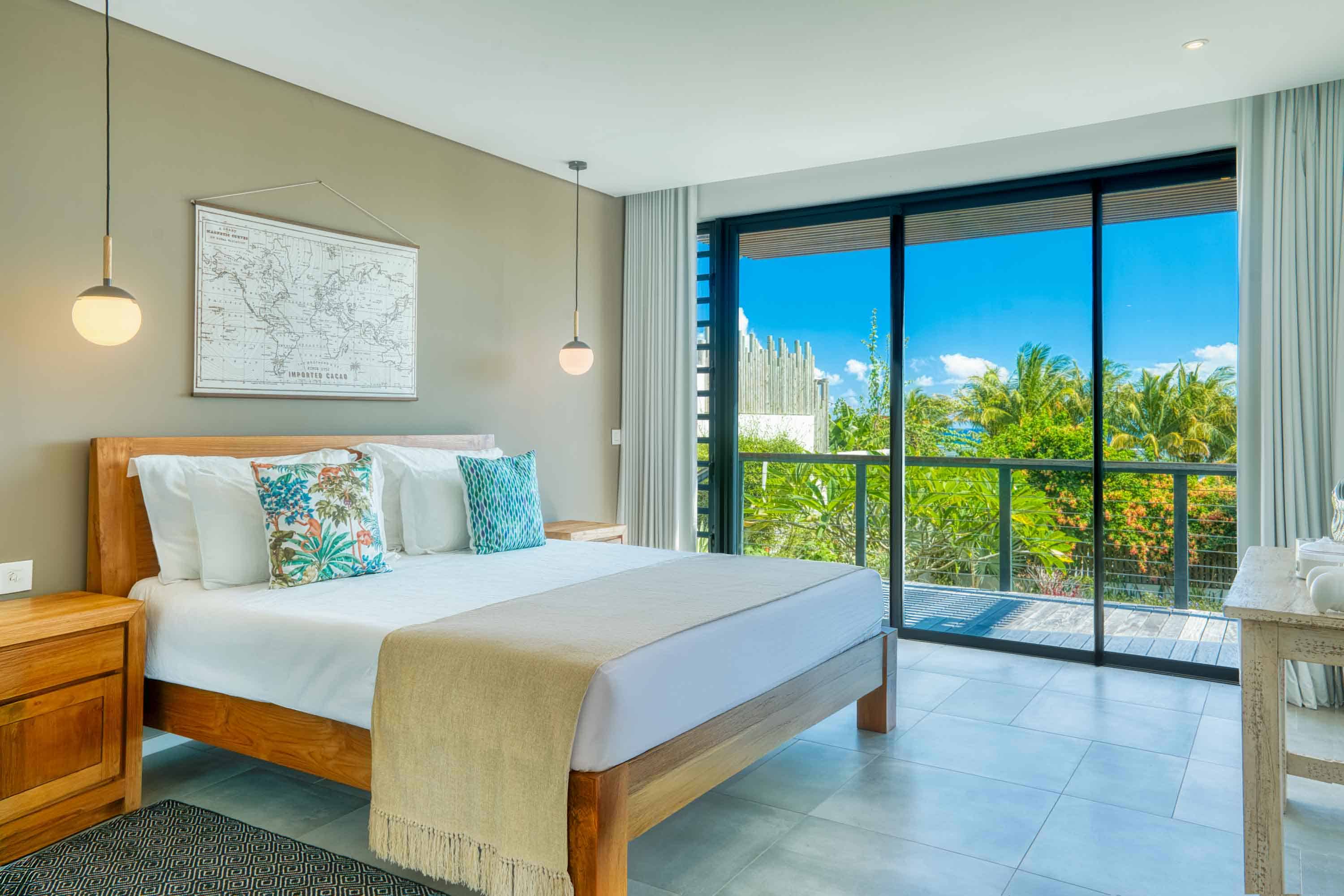 villa anbalaba ile maurice chambre vue mer