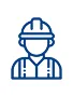 working on the site
