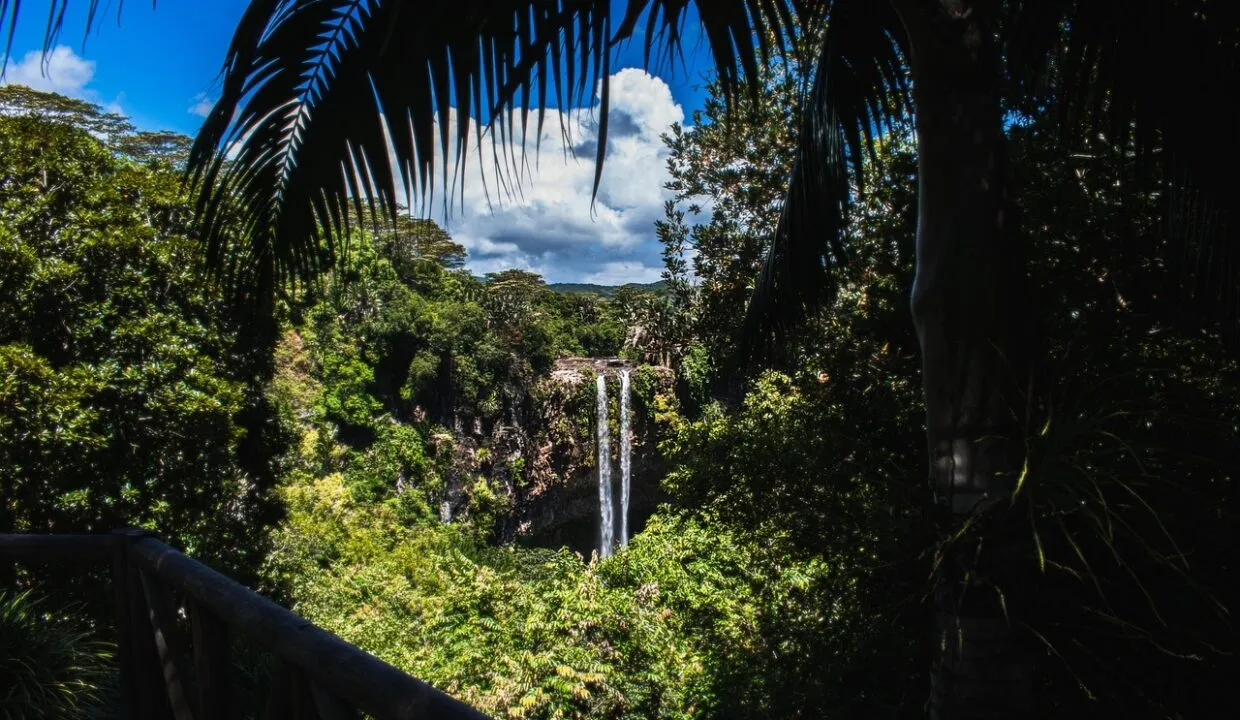 cascade chamarel ile maurice