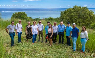 La CCIFM visite Anbalaba, le programme immobilier du Sud de l'Ile Maurice