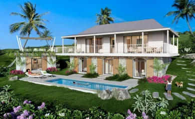 Bioclimatic villas at Domaine d’Anbalaba