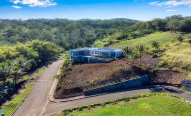 villa des hauts d'anbalaba à l'île maurice construite par opalite