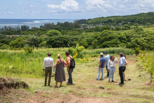 La CCIFM visite Anbalaba, le programme immobilier du Sud de l'Ile Maurice