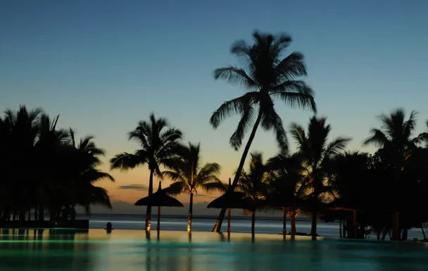 ile maurice sunset