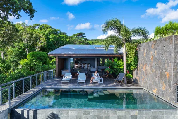 villa anbalaba ile maurice piscine