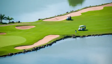 Paysage du Golf de Bel Ombre