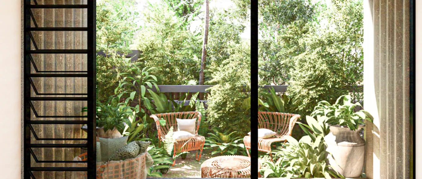 Anbalaba's landscaping, by Louis Thompson of Nomadic Resorts