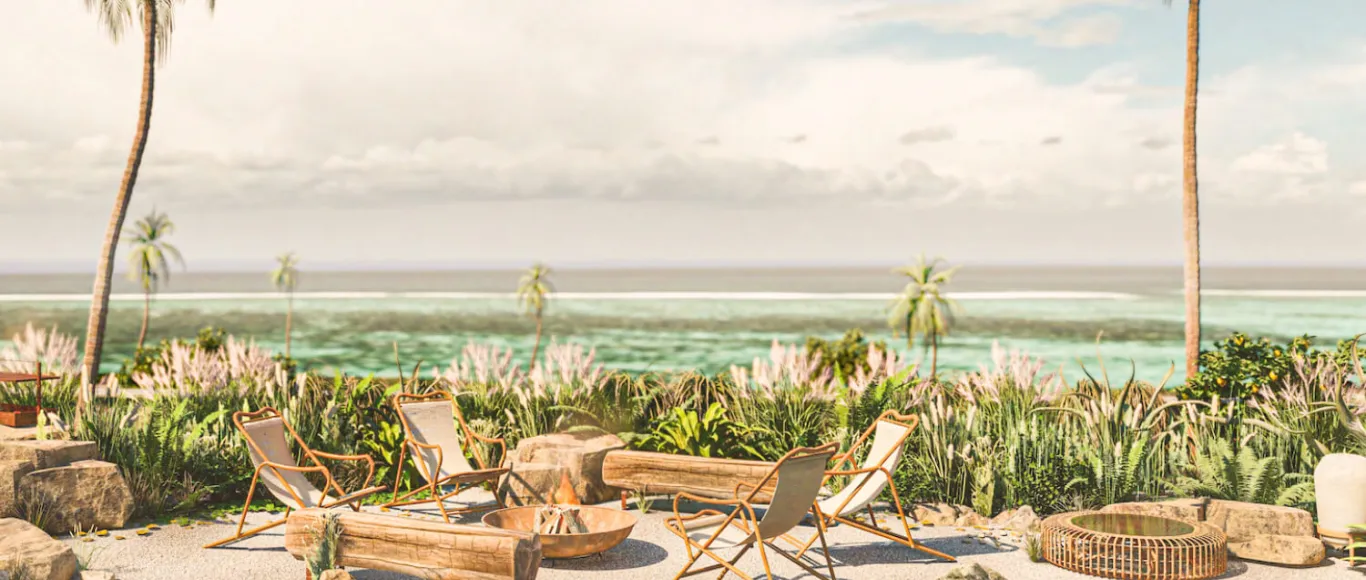Anbalaba's landscaping, by Louis Thompson of Nomadic Resorts