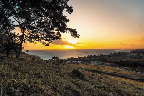 Sunset over Baie du Cap